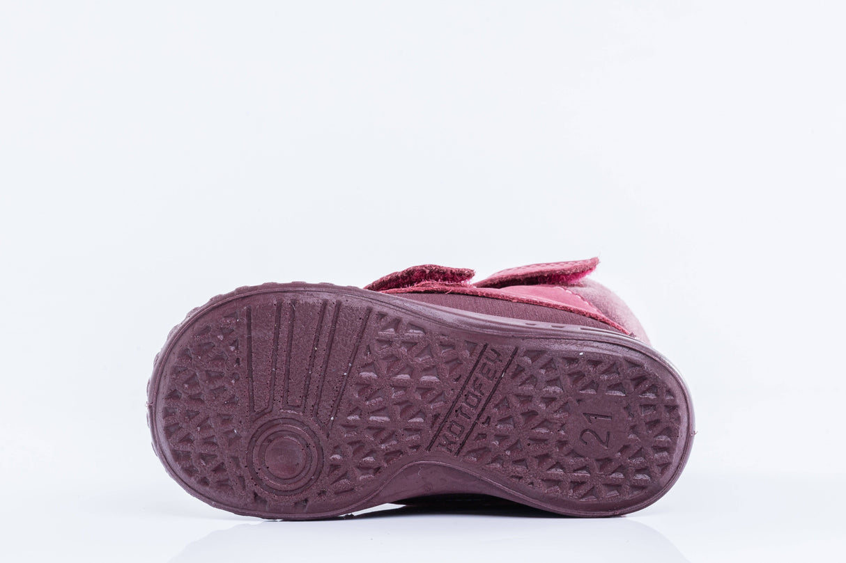 Burgundy infant toddler boots, genuine leather, Kotofey 152178-32 – изображение 1 | NetTrade.ee
