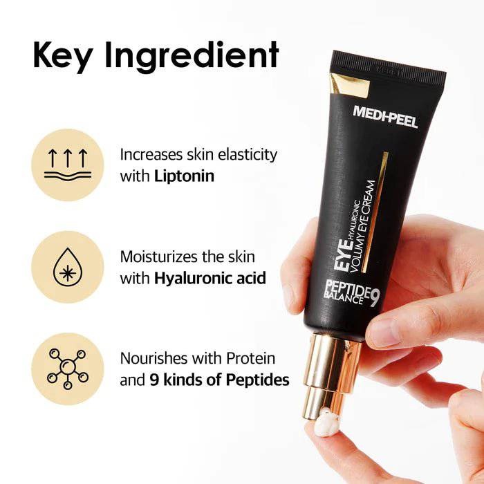 MEDI-PEEL Peptide 9 Hyaluronic Volumy Eye Cream 40ml – изображение 5 | NetTrade.ee
