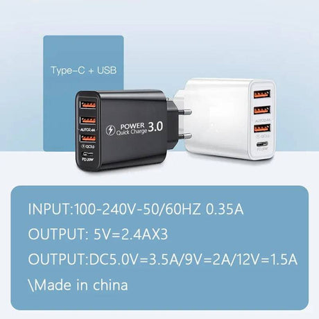 Universal Charger USB Type-C for Home and Traveling – изображение 1 | NetTrade.ee